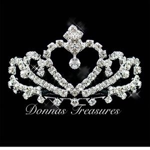 🍀Rhinestone Tiara Comb